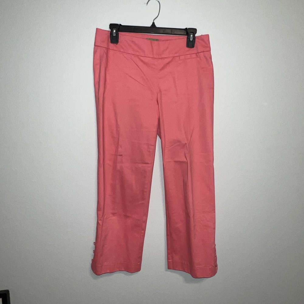 Lilly Pulitzer Palm Beach Fit cropped pants size 6 Coral Color